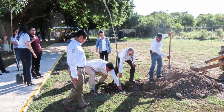 Fortalecen SEDUMA y PAUT áreas verdes en municipios