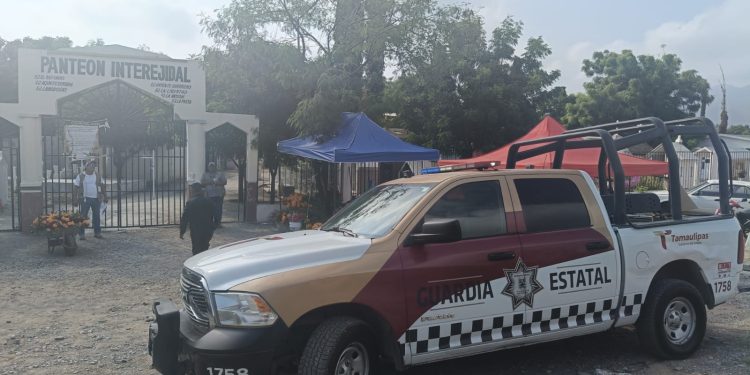 Implementa Guardia Estatal operativo de seguridad en panteones