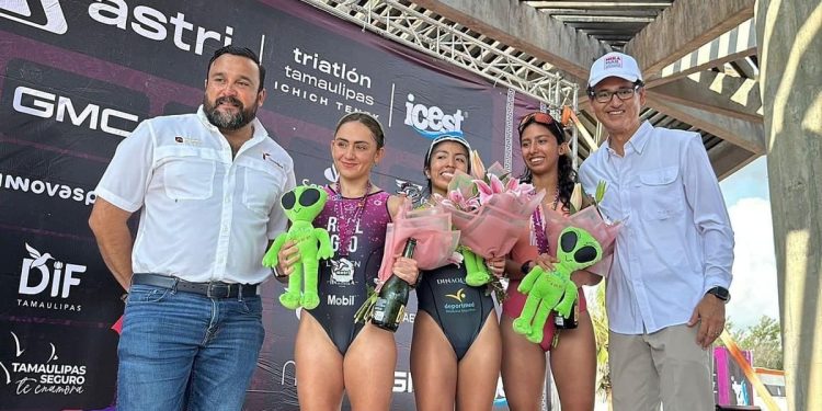 Puebla y Ciudad de México lograron la victoria en el triatlón de Tamaulipas