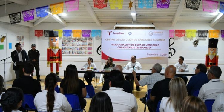 Inauguran Espacio Amigable con Enfoque de Infancia en CEDES Altamira