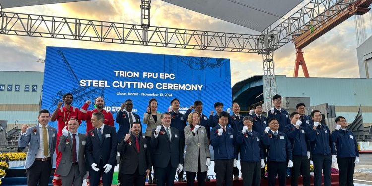 Arranca en Corea construcción de plataforma marítima de producción destinada a Tamaulipas