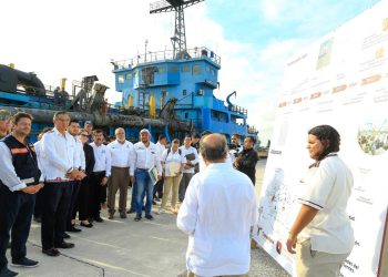 Supervisa gobernador avances del Puerto del Norte en Matamoros