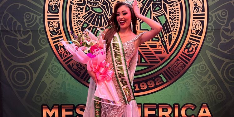 Estudiante de la UAT se corona como Miss Mesoamérica México 2025