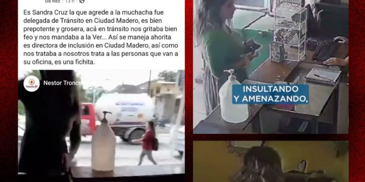 La doble cara de la inclusión: funcionaria de Madero protagoniza brutal agresión en Tampico
