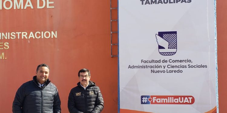 Rector Dámaso Anaya supervisa obras de la UAT en Nuevo Laredo