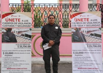Implementa SSPT campaña de reclutamiento presencial y virtual para Cuerpos de Vigilancia, Custodia y Seguridad