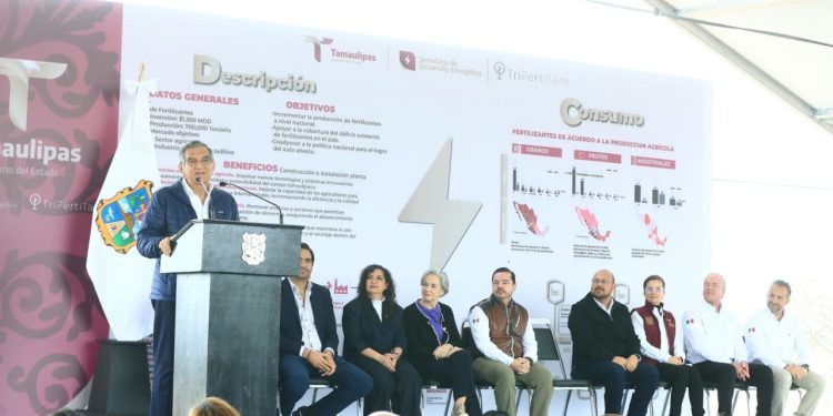 Inicia Américo construcción de planta de fertilizantes con una inversión histórica de mil 300 MDD