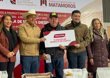 Impulsa gobierno el campo tamaulipeco con la entrega de semilla y diésel