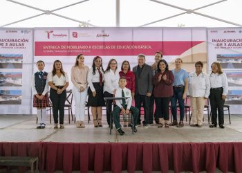 Entrega SET mobiliario en educación básica e inaugura aulas en Altamira