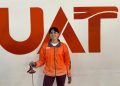 La esgrimista de la UAT Regina Pedraza llega a lo más alto del ranking nacional