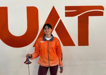 La esgrimista de la UAT Regina Pedraza llega a lo más alto del ranking nacional