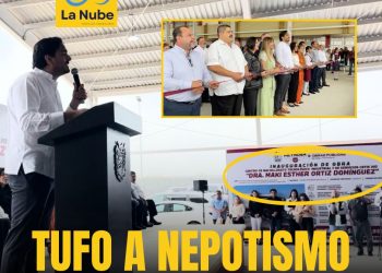 «Con dinero del pueblo, Carlos Peña le pone el nombre de su mamá al nuevo CBTIS”