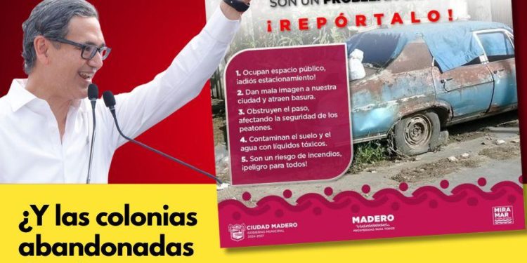 ¿Y las colonias abandonadas donde se reportan?