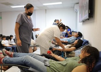 Colabora la UAT en campaña altruista para la donación de sangre