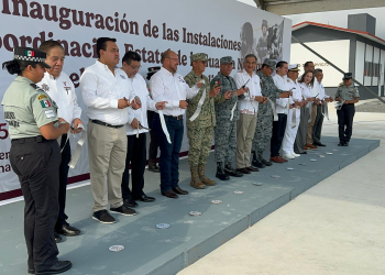 Inauguran gobernador y mandos militares, instalaciones de la Guardia Nacional en Tamaulipas