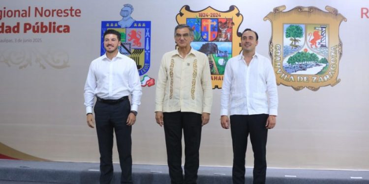 Acuerdan Tamaulipas, Nuevo León y Coahuila reforzar seguridad fronteriza e interestatal