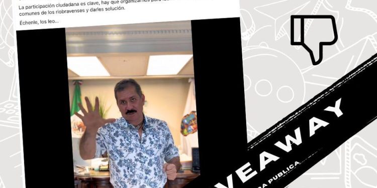 Almaraz somete a concurso de Likes la obra municipal dé Rio Bravo