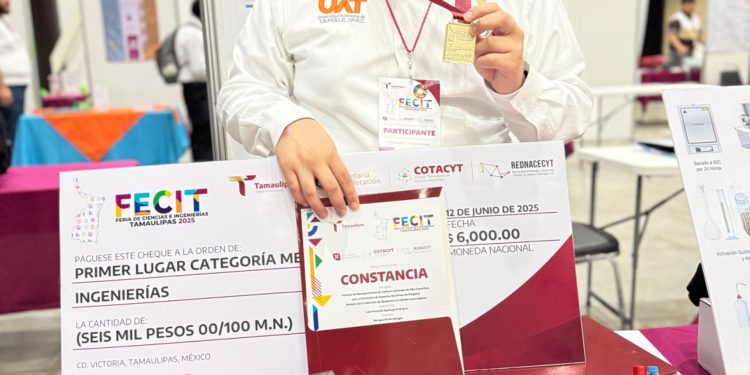Estudiante de la UAT investiga cura contra el cáncer