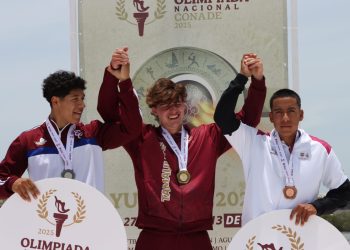 Suma Tamaulipas medallas de oro y bronce en el primer día de Olimpiada Nacional de Canotaje