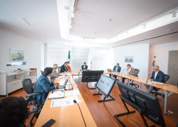 Gestiona gobernador de Tamaulipas, con Banobras, recursos para carreteras, puentes y Puerto del Norte