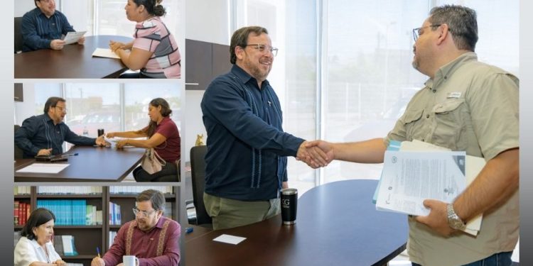 Audiencia con tu Secretario: Miguel Ángel Valdez llega a Ciudad Mier para escuchar al magisterio