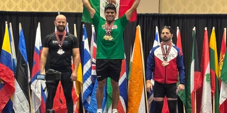 César Vallejo se corona Campeón Mundial de Halterofilia en Las Vegas