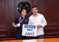 Reconoce rector a Lalo Sagastegui por sus logros deportivos a nivel internacional