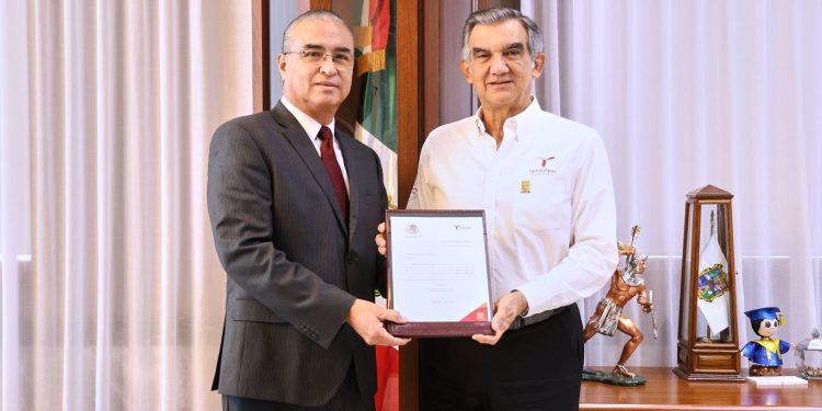 Nombra Américo Villarreal Anaya a Marco Antonio García Barrientos como nuevo consejero jurídico de la Oficina del Gobernador