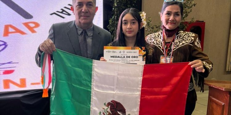 Gana estudiante tamaulipeca medalla de oro en Feria de Ciencias en Paraguay