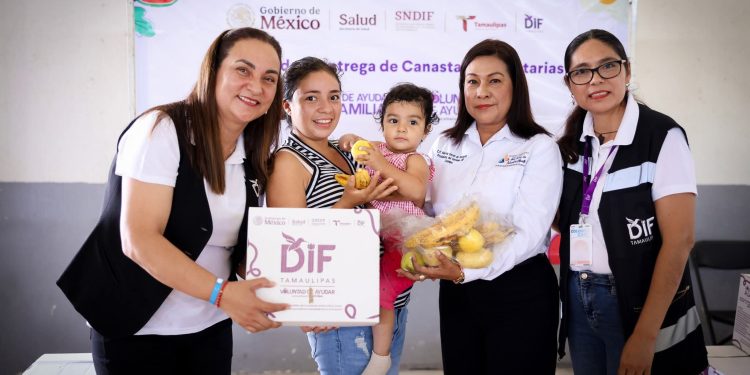DIF Tamaulipas cumple con la cuarta entrega de canastas alimentarias a más de 63 mil familias