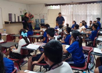 Promueve Guardia Estatal de Género pláticas para construir escuelas libres de violencia