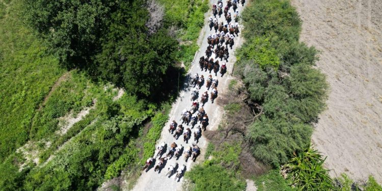 Con Agrupamiento Montado de la Guardia Estatal, SSPT refuerza seguridad en áreas rurales y naturales