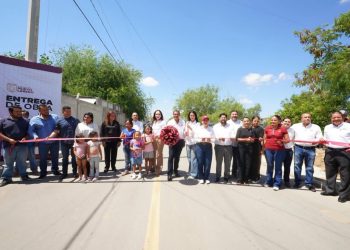 Transformación al Poniente: Carmen Lilia entrega pavimentaciones por más de 15 MDP