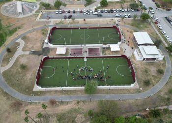 Nuevo Laredo invierte en el deporte: Rehabilitan espacios clave en Los Aztecas y la Campestre