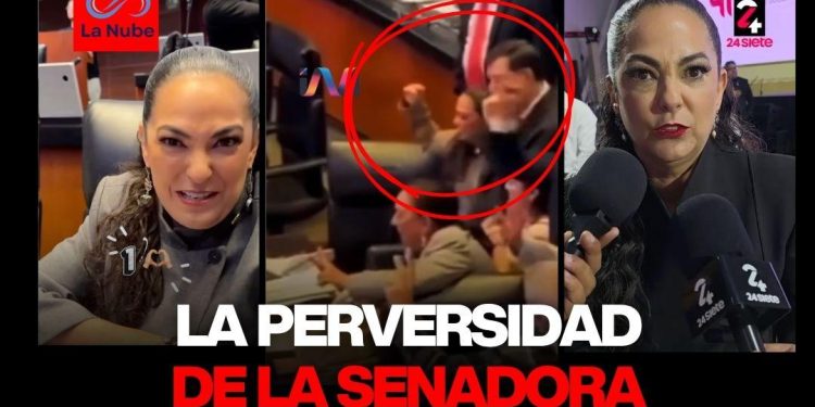 La perversidad de Sosa: Senadora de Tamaulipas vitorea a sospechoso de homicidio frente a su viuda en el Senado