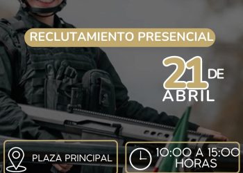 ¡Únete a la Guardia Estatal! Lanzan jornada de reclutamiento en Reynosa y CDMX