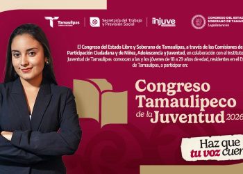 ¡Tu voz puede ser Ley! Abren registro para el Congreso Tamaulipeco de la Juventud 2026