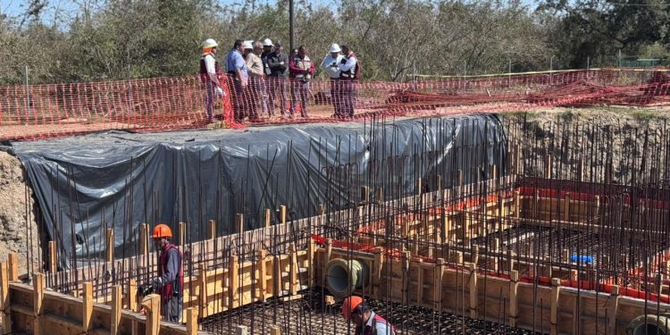 Blindan infraestructura en el Sur: Supervisan avances del Nuevo Hospital Madero y obras de agua