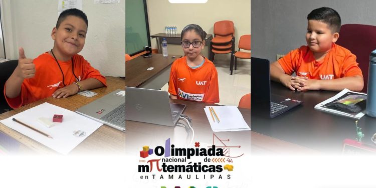 Niños tamaulipecos logran efectividad del 100% en la Olimpiada Nacional de Matemáticas