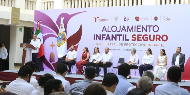 Ponen en marcha Américo y María Villarreal, Alojamiento Infantil Seguro y reafirman protección a la niñez tamaulipeca