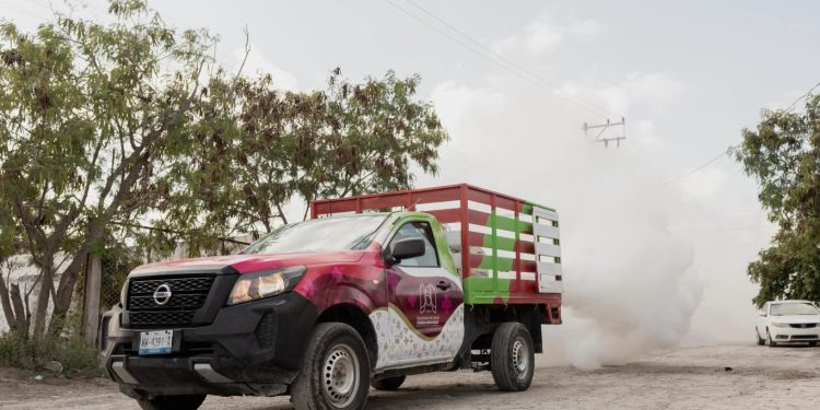 Eliminación de Criaderos y Fumigación: Beto Granados da banderazo de arranque a Jornada Intensiva en la Col. Ampliación San Manuel