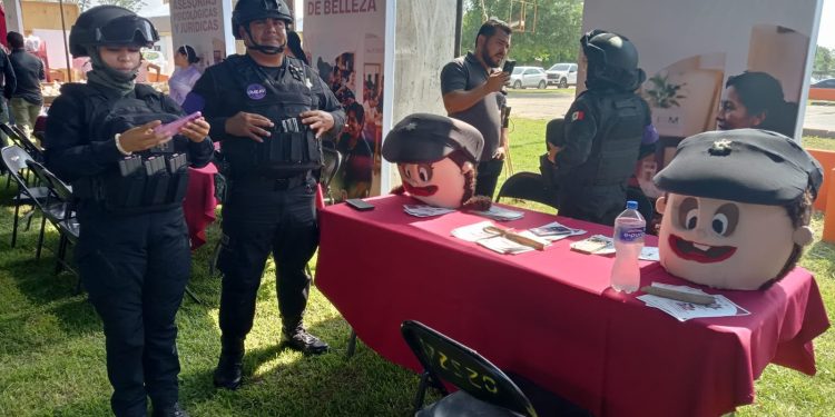 Intensifican acciones de proximidad de la Guardia Estatal de Género en Matamoros