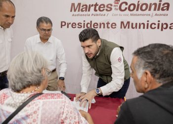 Presidente Municipal escucha a matamorenses en el “Martes en Tu Colonia”