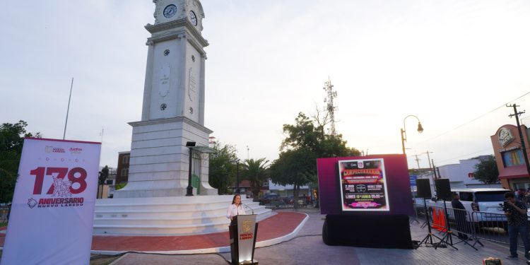 Presentan programa del 178 aniversario de Nuevo Laredo; habrá conciertos, eventos culturales y actividades familiares