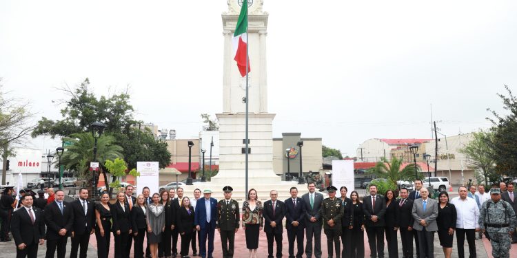 Nuevo Laredo conmemora 178 años de su fundación con ceremonia cívica y homenaje a sus fundadores