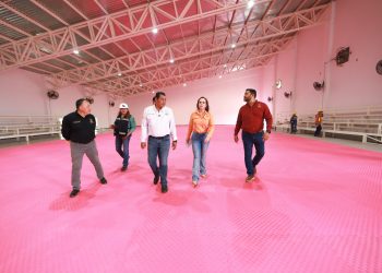 Avanza reconversión de antiguo Centro Acuático en nuevo complejo deportivo de Nuevo Laredo