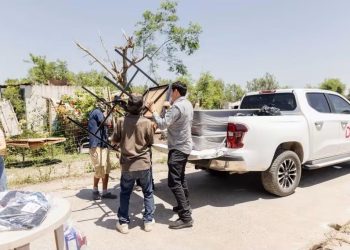 DIF Matamoros brinda apoyo integral a familia afectada por incendio en su hogar