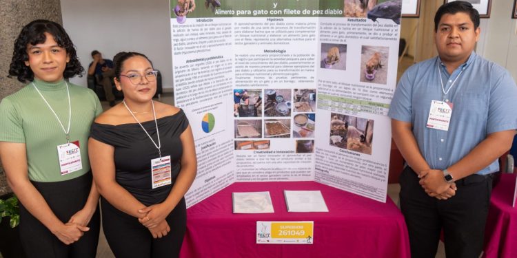 Estudiantes de la UAT convierten al pez diablo en alimento para ganado y gatos