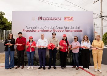 Alianza público-privada reactiva espacios públicos en Matamoros