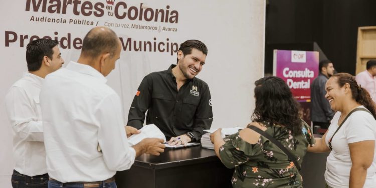 Encabeza Beto Granados nueva jornada de «Martes en tu Colonia» en Matamoros